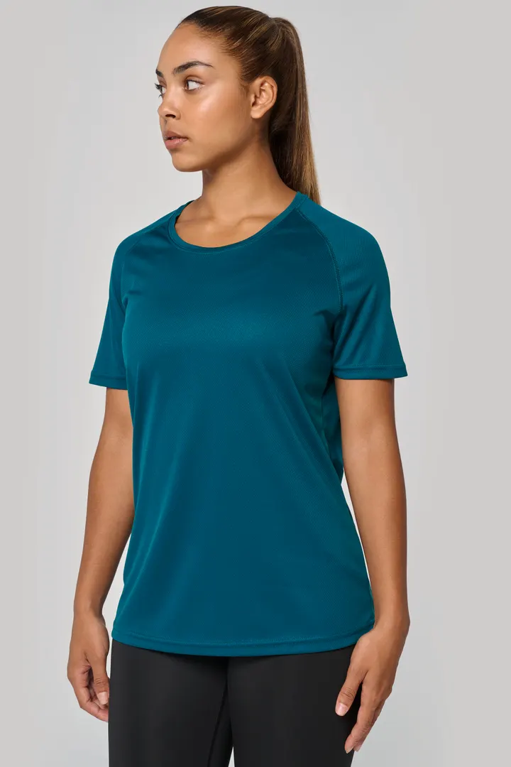 Damen-Sportshirt aus Recyclingmaterial mit Rundhalsausschnitt 5