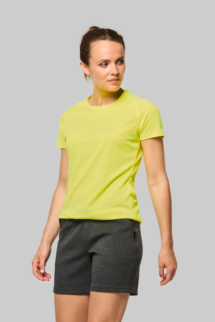 Damen-Sportshirt aus Recyclingmaterial mit Rundhalsausschnitt 10