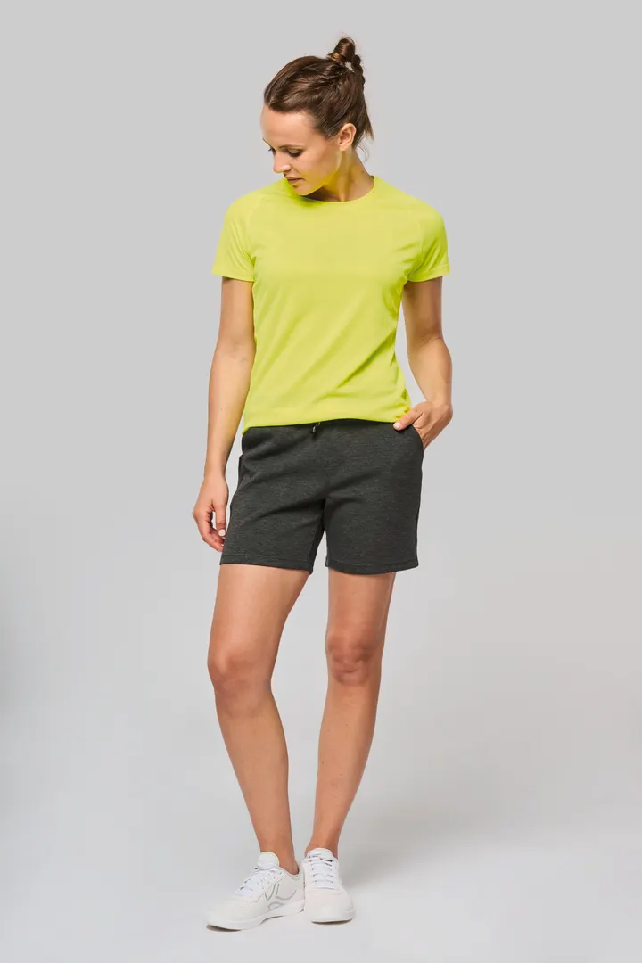 Damen-Sportshirt aus Recyclingmaterial mit Rundhalsausschnitt 13
