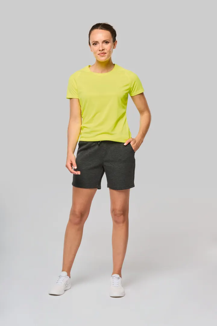 Damen-Sportshirt aus Recyclingmaterial mit Rundhalsausschnitt 16