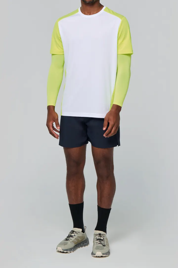T-shirt de sport écoresponsable bicolore homme 3