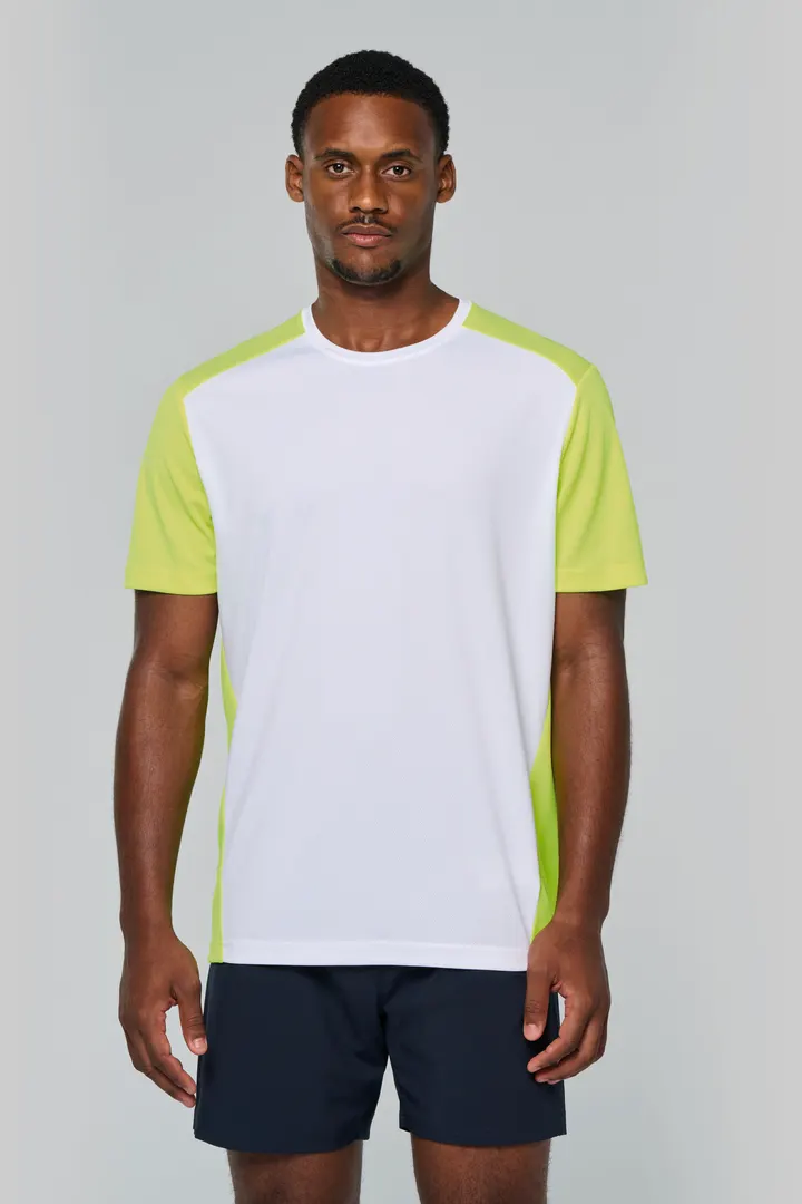 T-shirt de sport écoresponsable bicolore homme 5