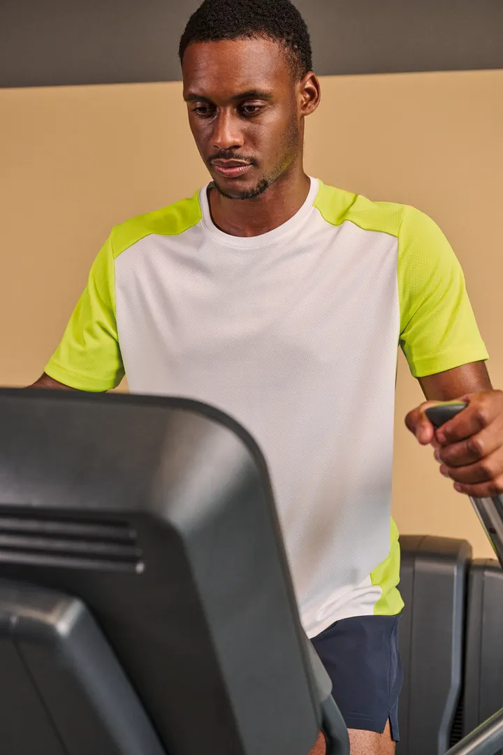 T-shirt de sport écoresponsable bicolore homme 6