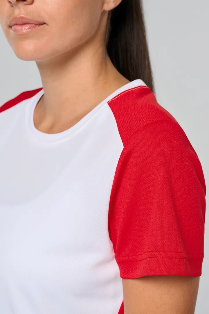 T-shirt de sport écoresponsable bicolore femme 2
