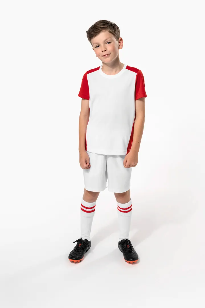 T-shirt de sport écoresponsable bicolore enfant 4