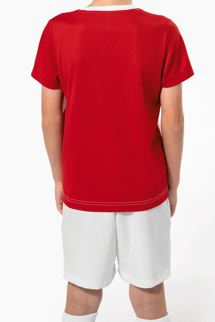 T-shirt de sport écoresponsable bicolore enfant 3