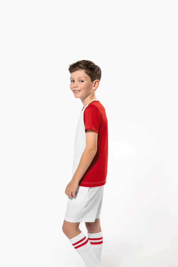 T-shirt de sport écoresponsable bicolore enfant 6