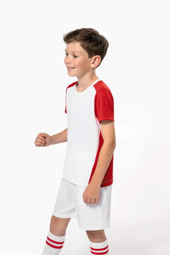 T-shirt de sport écoresponsable bicolore enfant 7