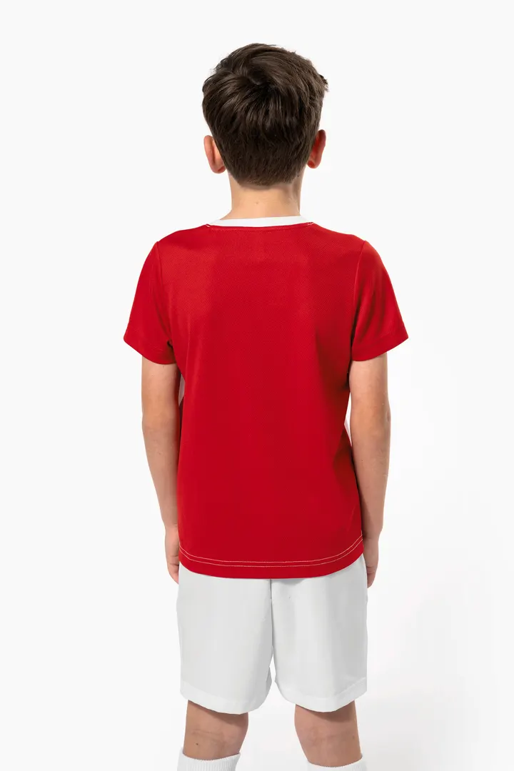 T-shirt de sport écoresponsable bicolore enfant 8
