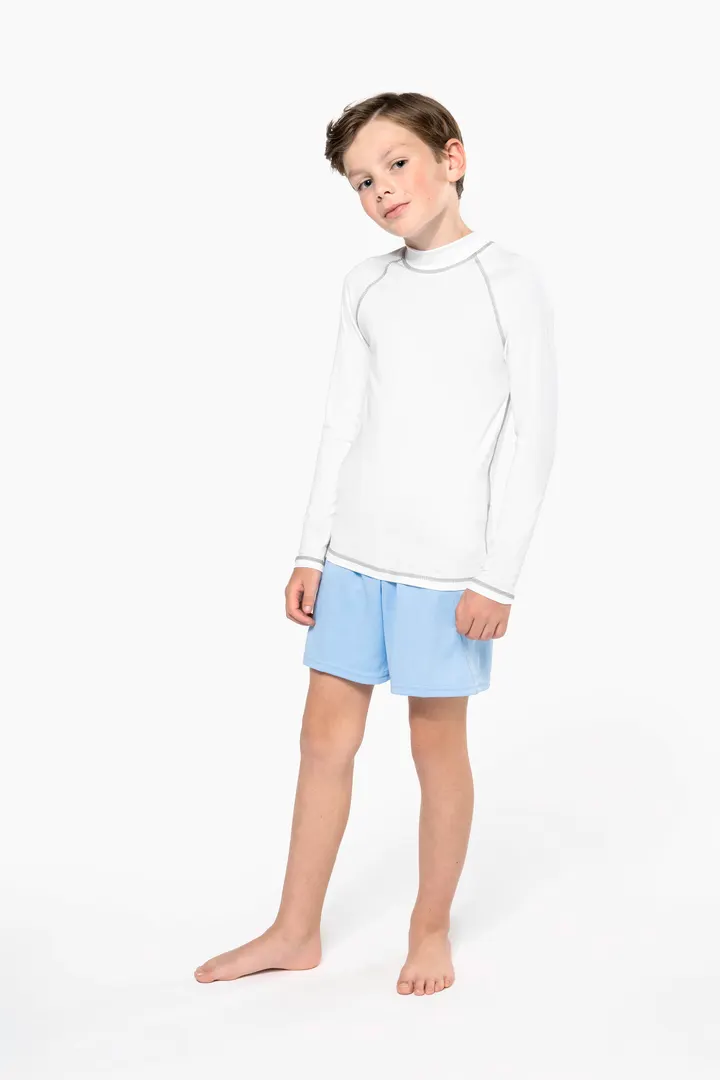 T-shirt technique à manches longues avec protection anti-UV enfant 4