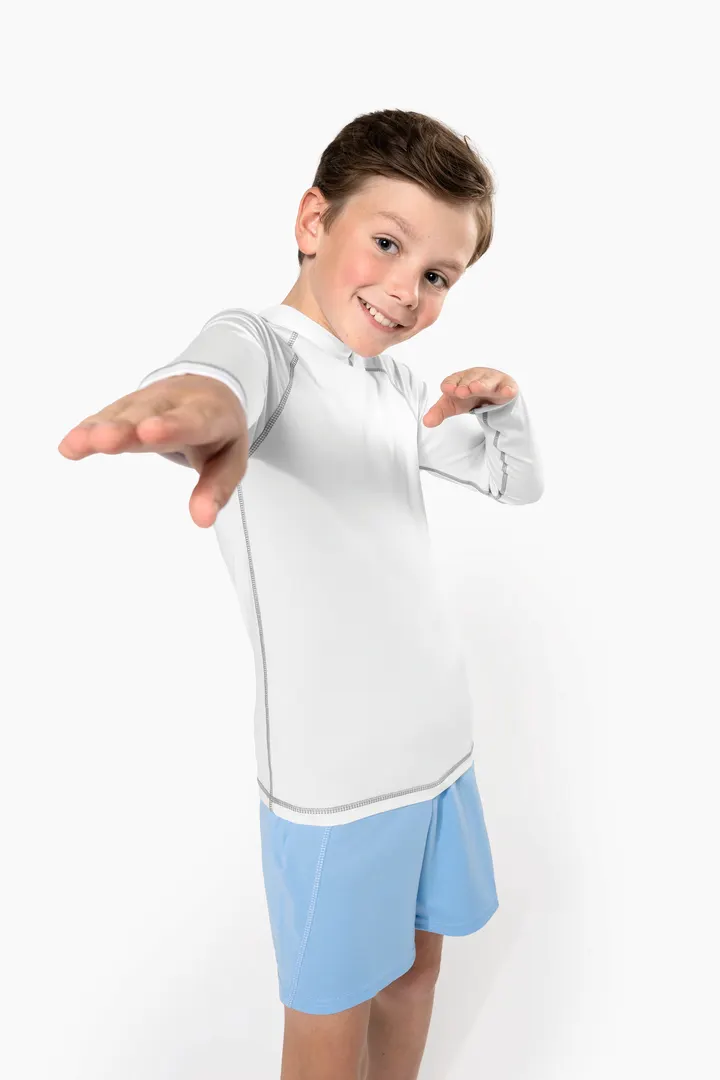 T-shirt technique à manches longues avec protection anti-UV enfant 2