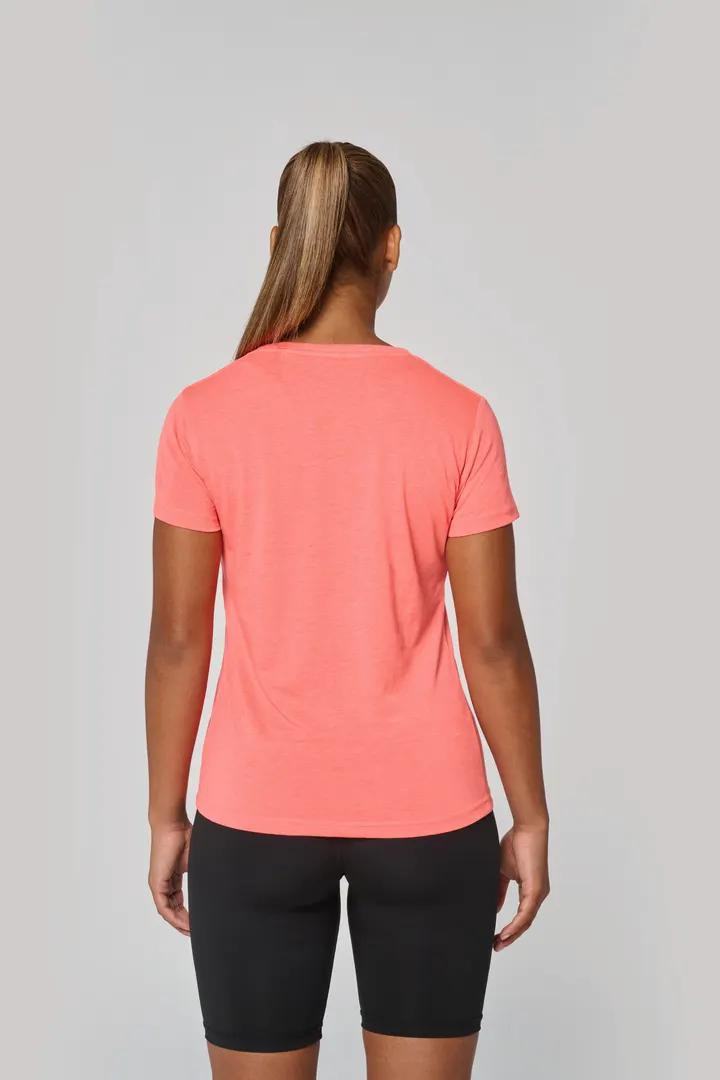 Damen-Triblend-Sportshirt mit Rundhalsausschnitt 14