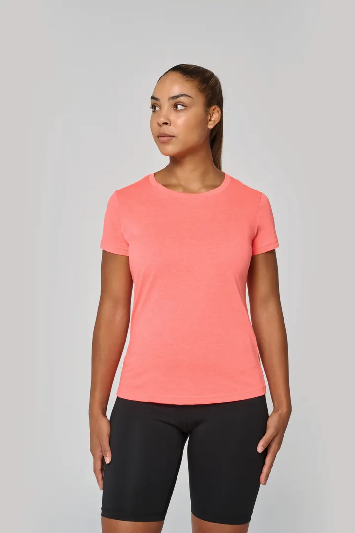 Damen-Triblend-Sportshirt mit Rundhalsausschnitt 11