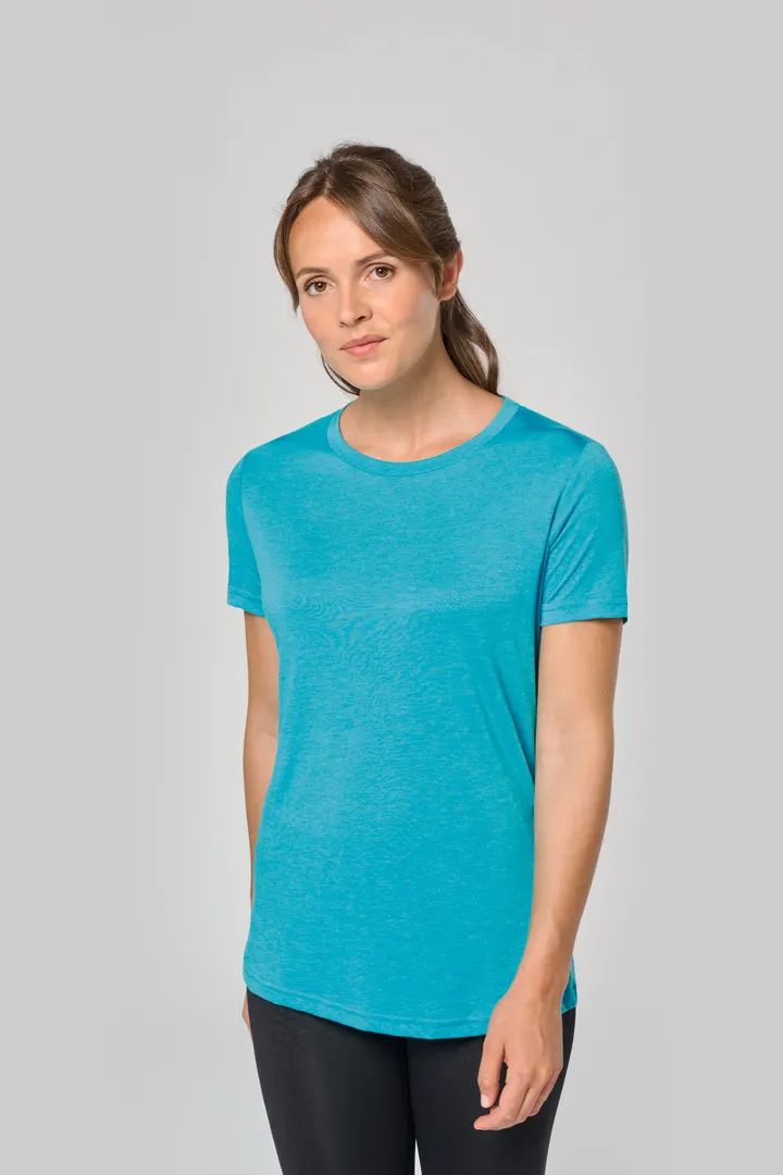 Damen-Triblend-Sportshirt mit Rundhalsausschnitt 3