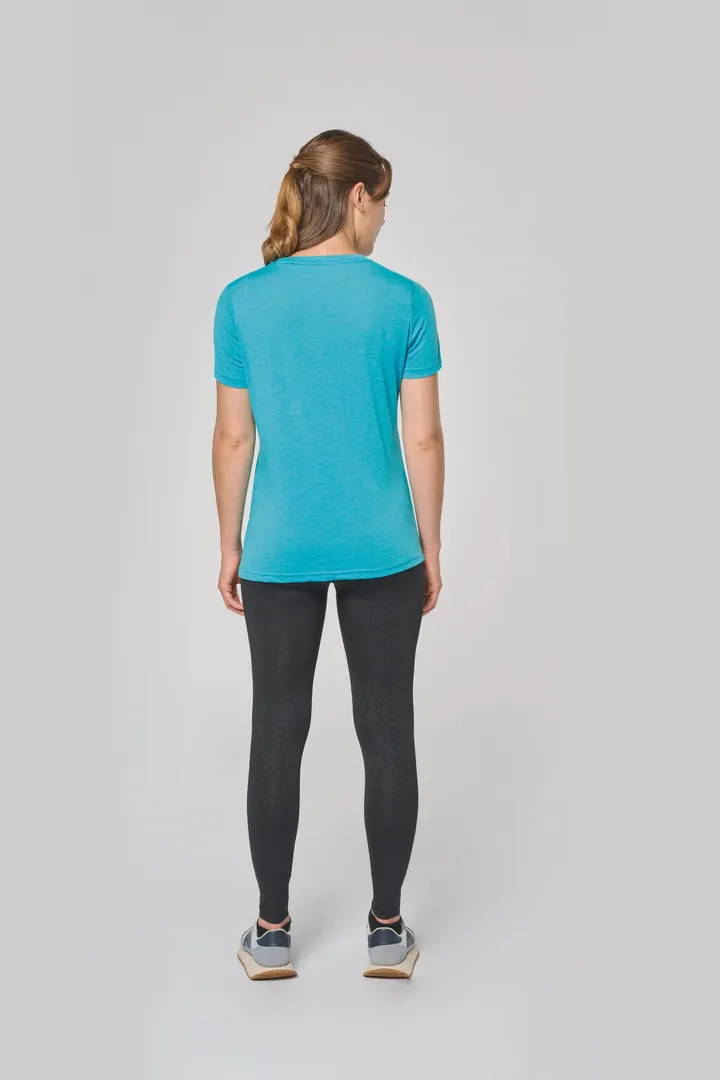 Damen-Triblend-Sportshirt mit Rundhalsausschnitt 5
