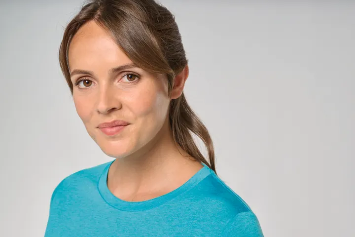 Damen-Triblend-Sportshirt mit Rundhalsausschnitt 9