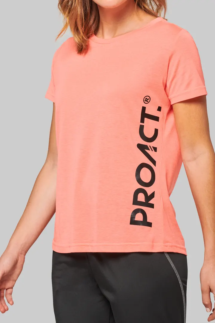 Damen-Triblend-Sportshirt mit Rundhalsausschnitt 10