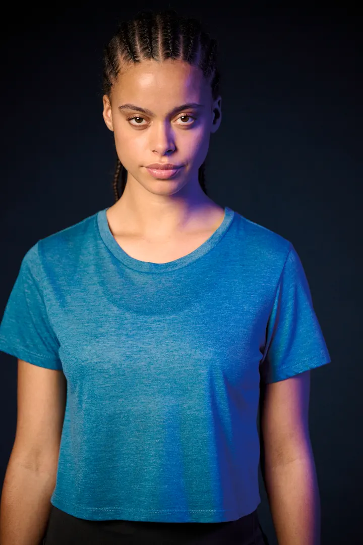 Triblend-Crop Top für Damen 2