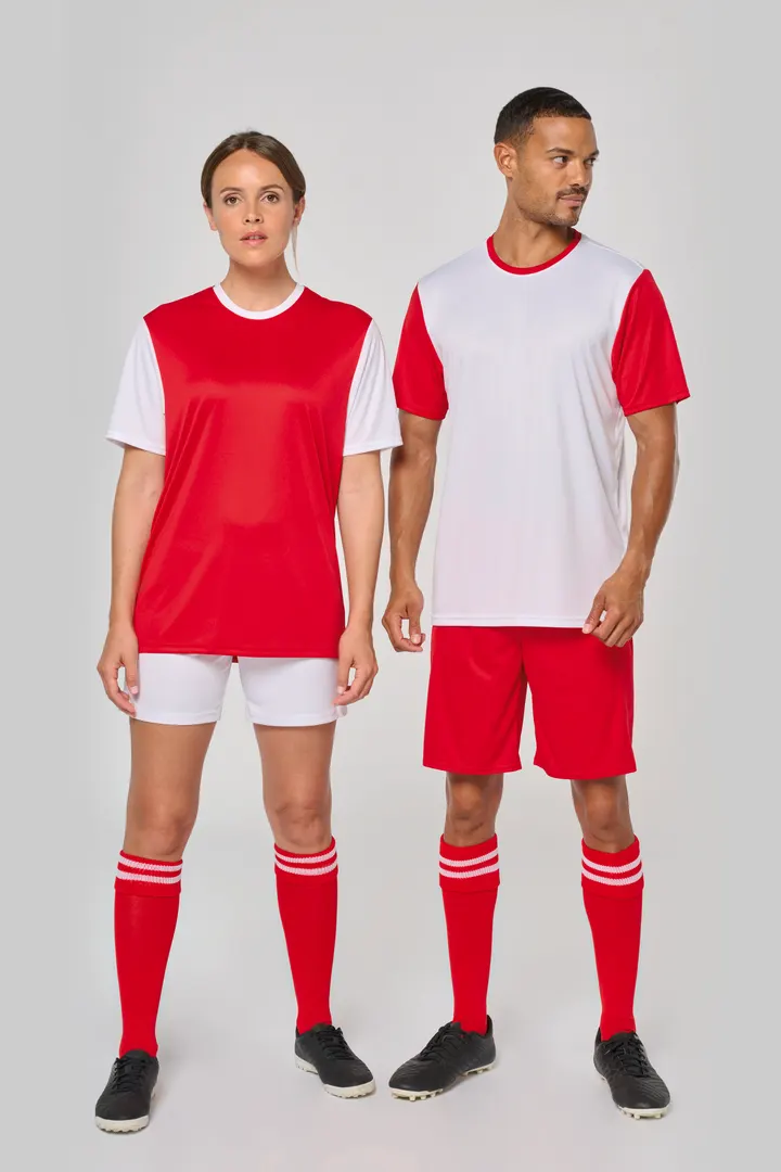 Unisex-Multisport-Kurzarmtrikot zweifarbig 15