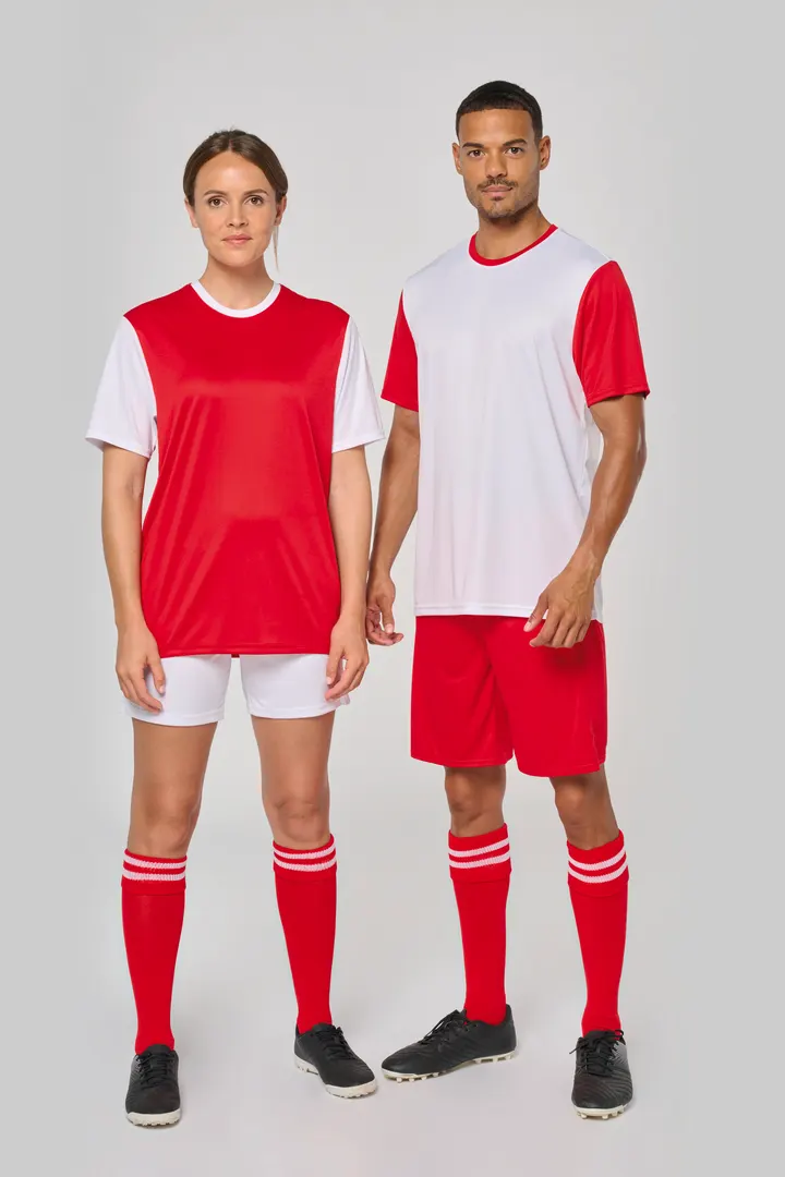 Unisex-Multisport-Kurzarmtrikot zweifarbig 21