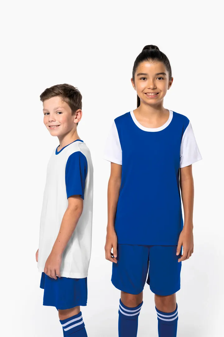 Kinder-Multisport-Kurzarmtrikot zweifarbig 12