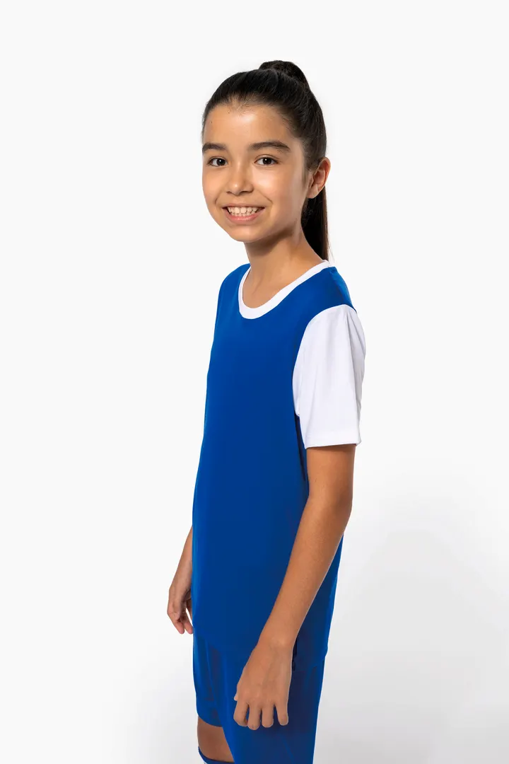 Kinder-Multisport-Kurzarmtrikot zweifarbig 16