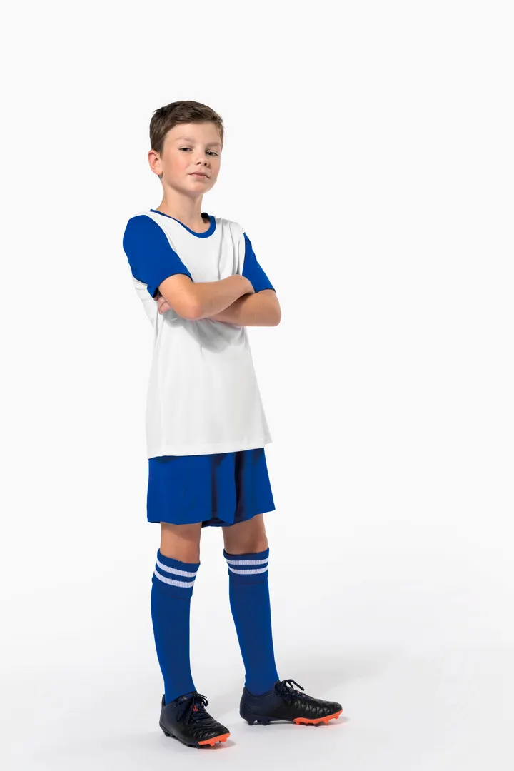 Kinder-Multisport-Kurzarmtrikot zweifarbig 4