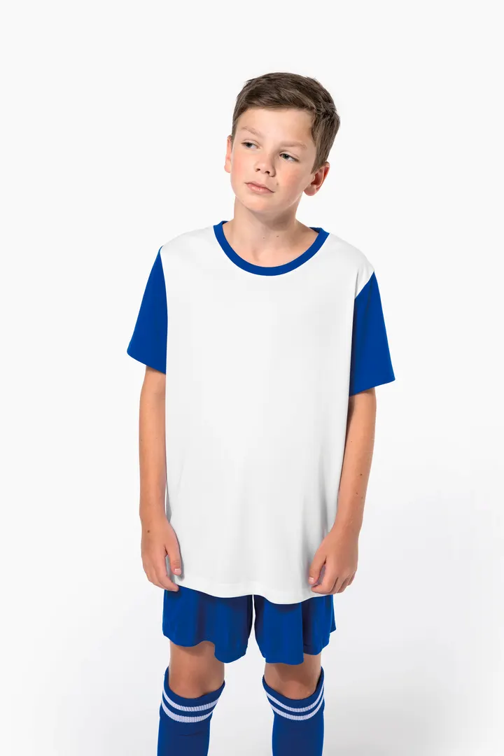 Kinder-Multisport-Kurzarmtrikot zweifarbig 5
