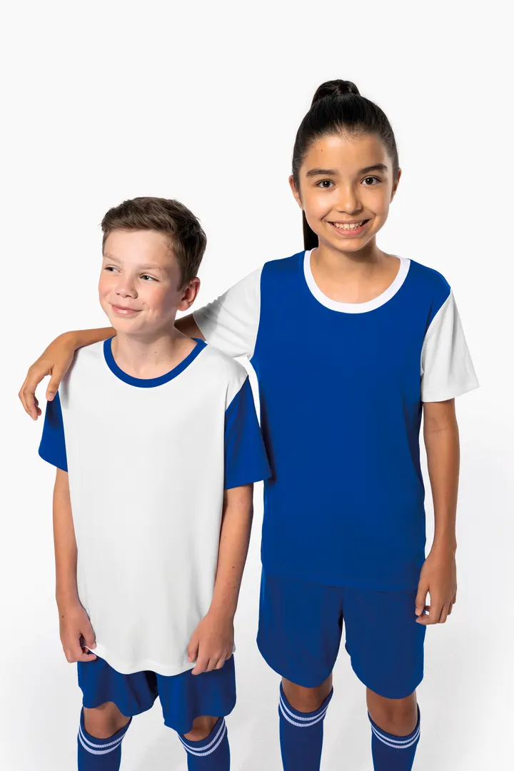 Kinder-Multisport-Kurzarmtrikot zweifarbig 11