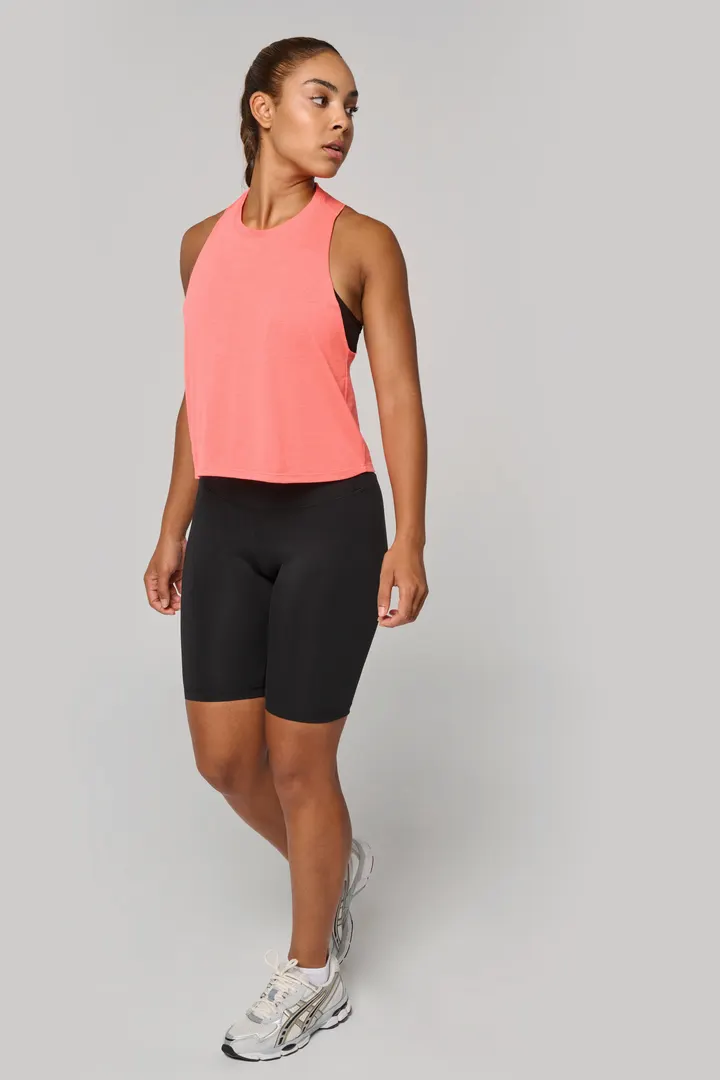 Débardeur crop Triblend femme 15