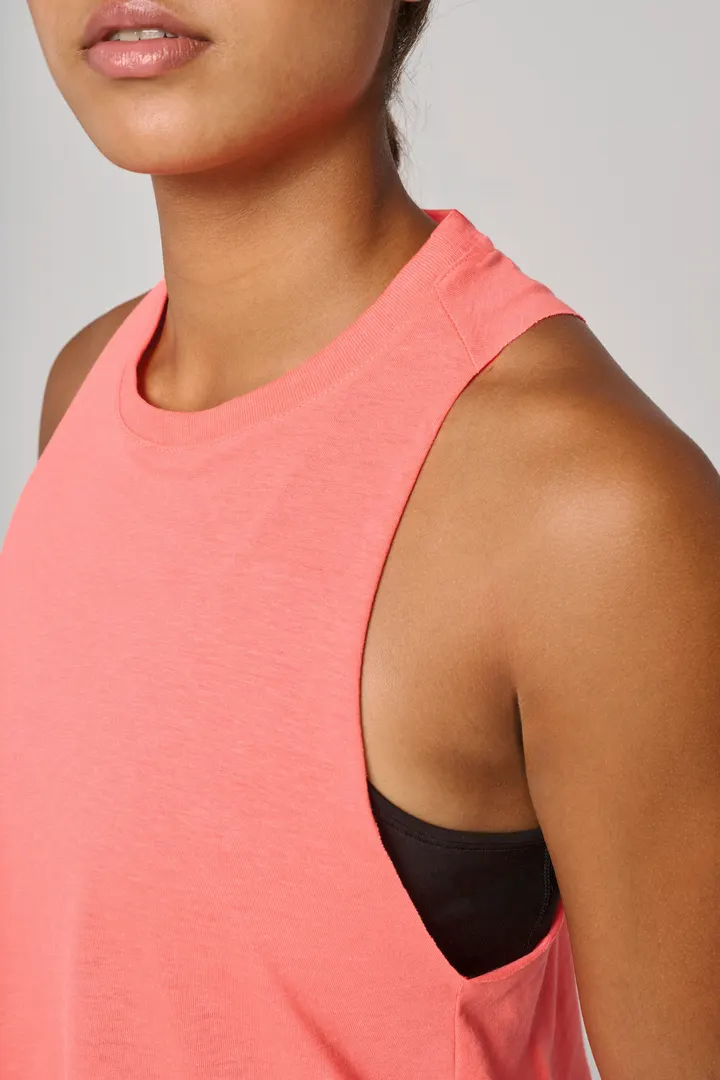 Débardeur crop Triblend femme 2