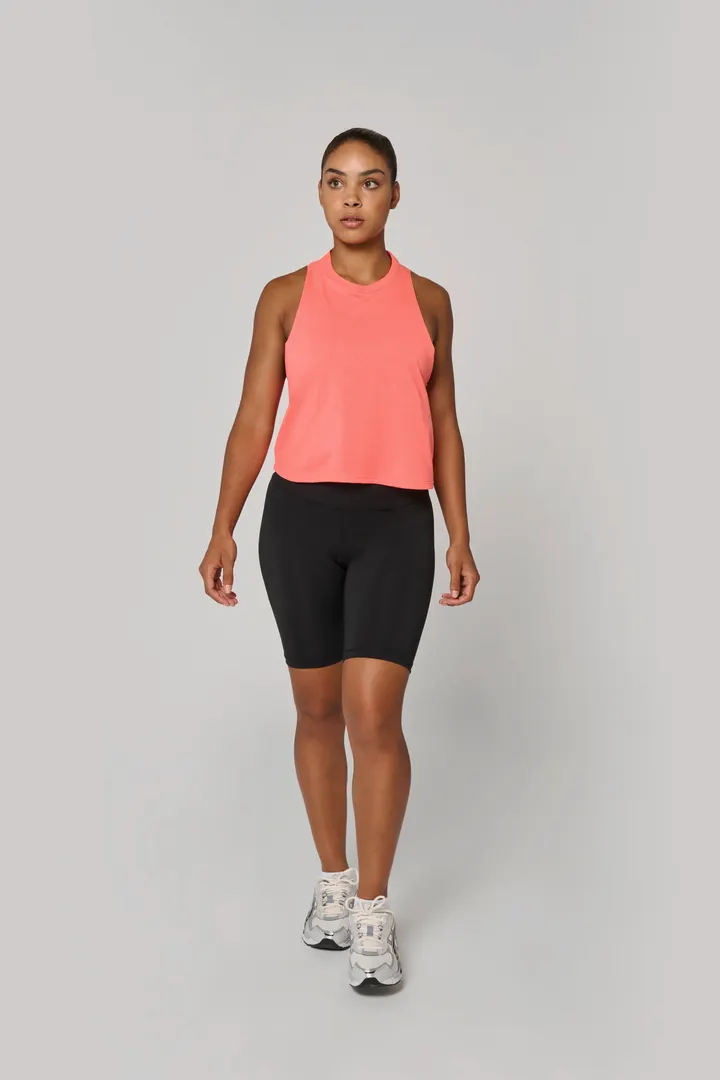 Débardeur crop Triblend femme 4