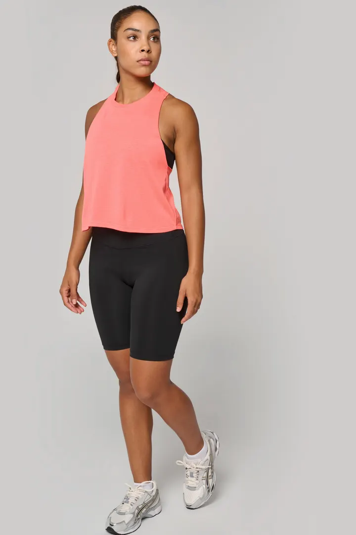 Débardeur crop Triblend femme 6