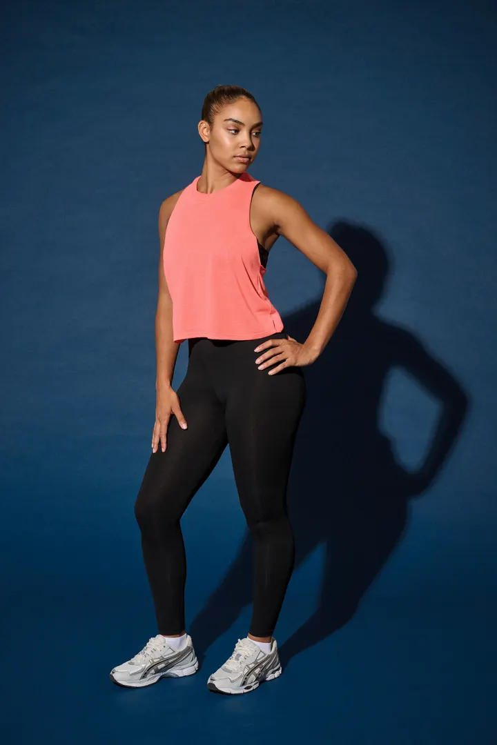Débardeur crop Triblend femme 8