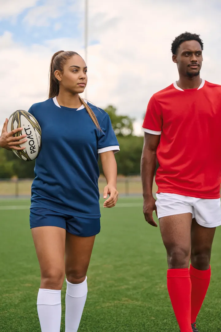 Rugby-Trikot mit kurzen Ärmeln, Unisex 22