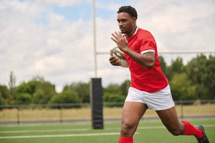 Rugby-Trikot mit kurzen Ärmeln, Unisex 24