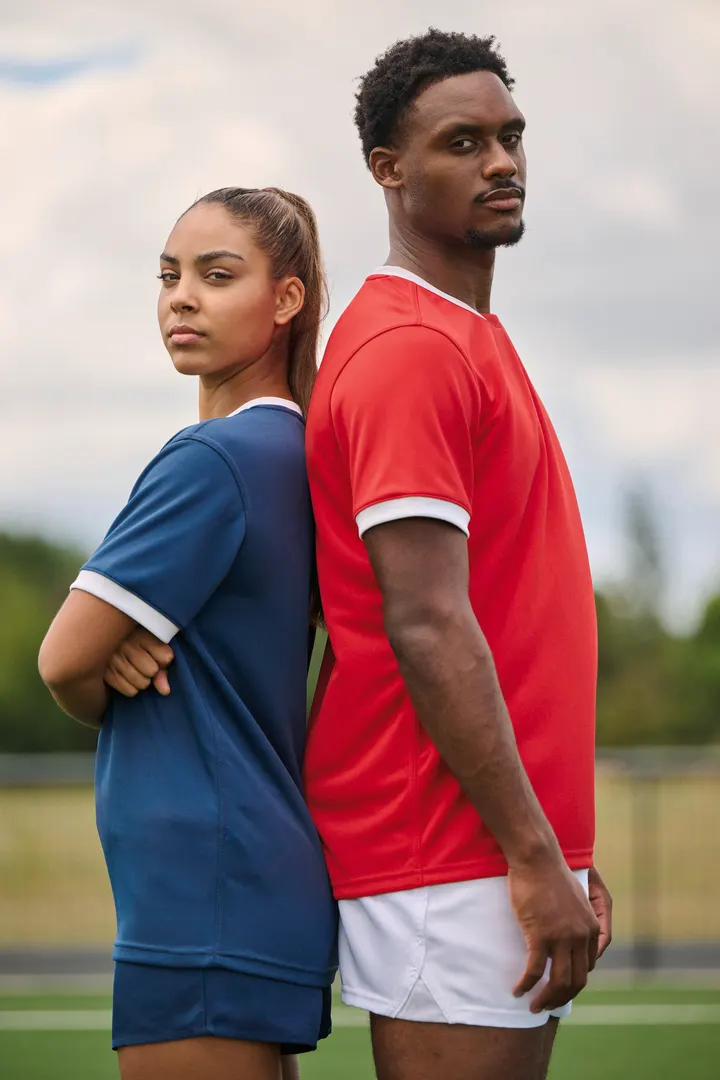 Rugby-Trikot mit kurzen Ärmeln, Unisex 19