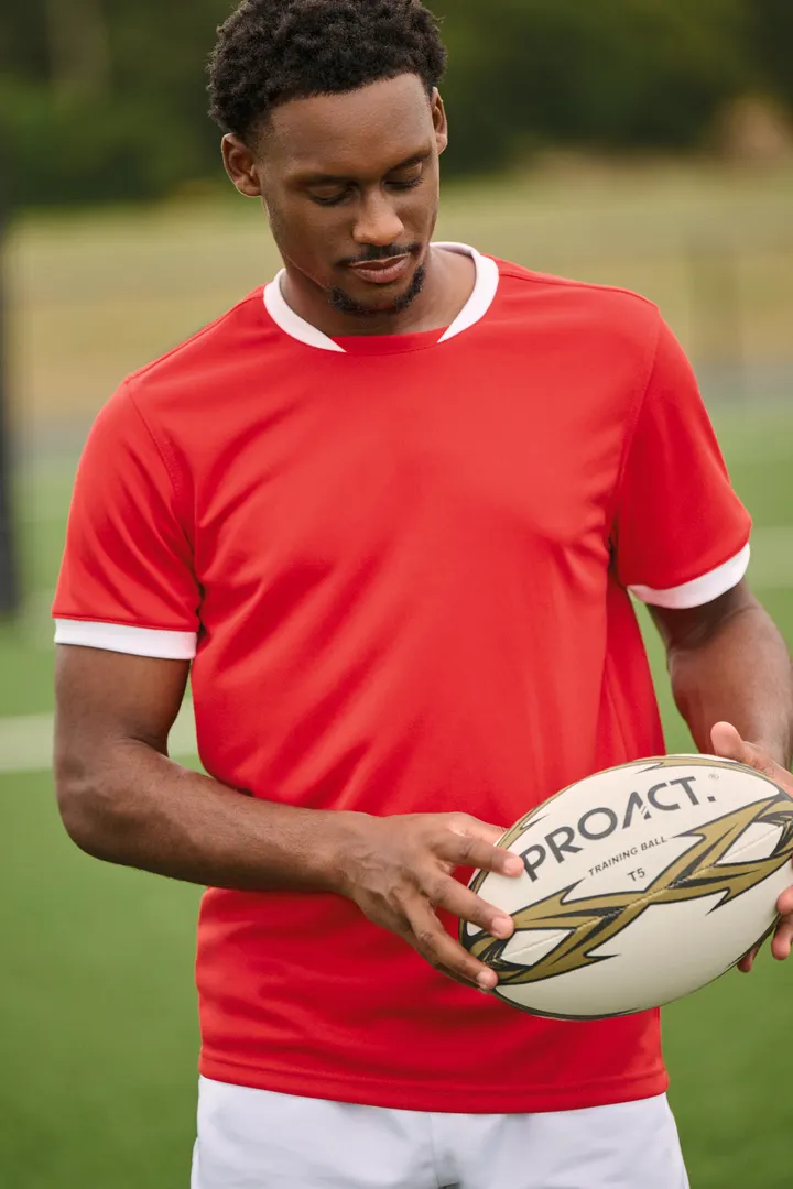 Rugby-Trikot mit kurzen Ärmeln, Unisex 14
