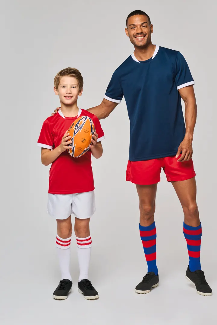 Rugby-Trikot mit kurzen Ärmeln, Unisex 43