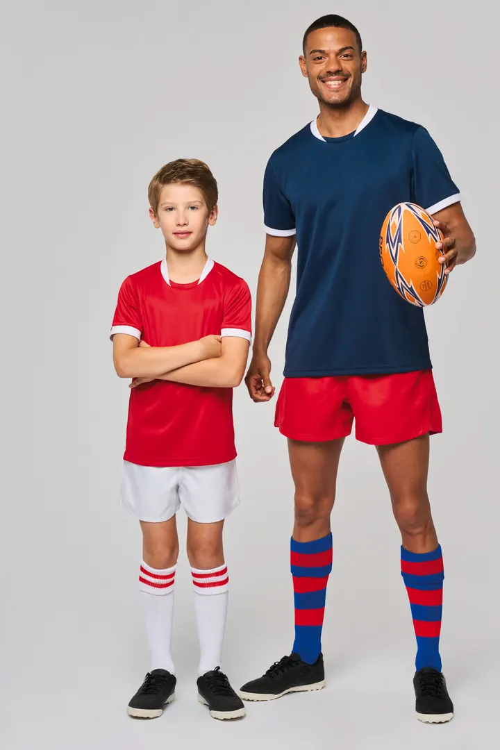 Rugby-Trikot mit kurzen Ärmeln, Unisex 44