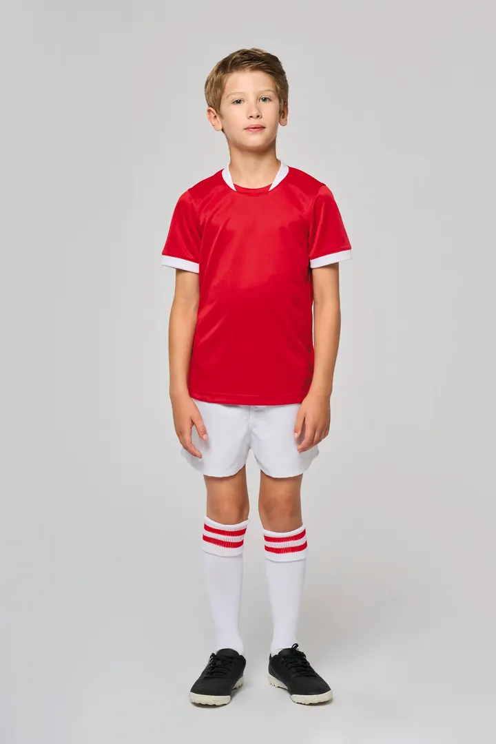 Rugby-Trikot mit kurzen Ärmeln für Kinder 14