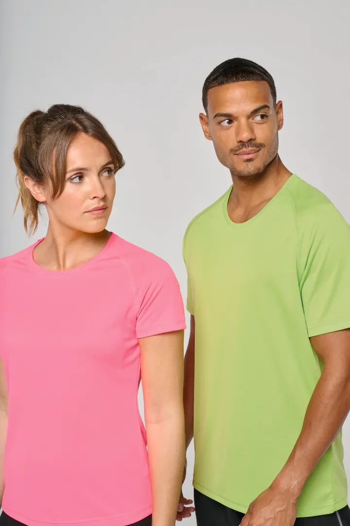 Damen Basic Sport Funktionsshirt Kurzarm 17