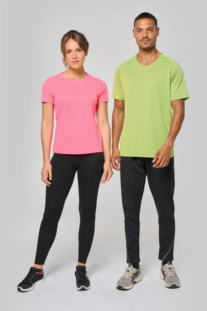 Damen Basic Sport Funktionsshirt Kurzarm 19