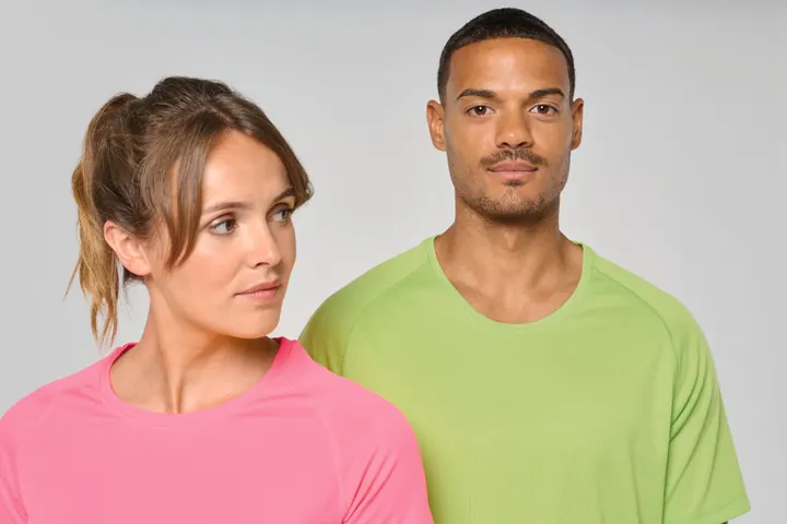 Damen Basic Sport Funktionsshirt Kurzarm 22