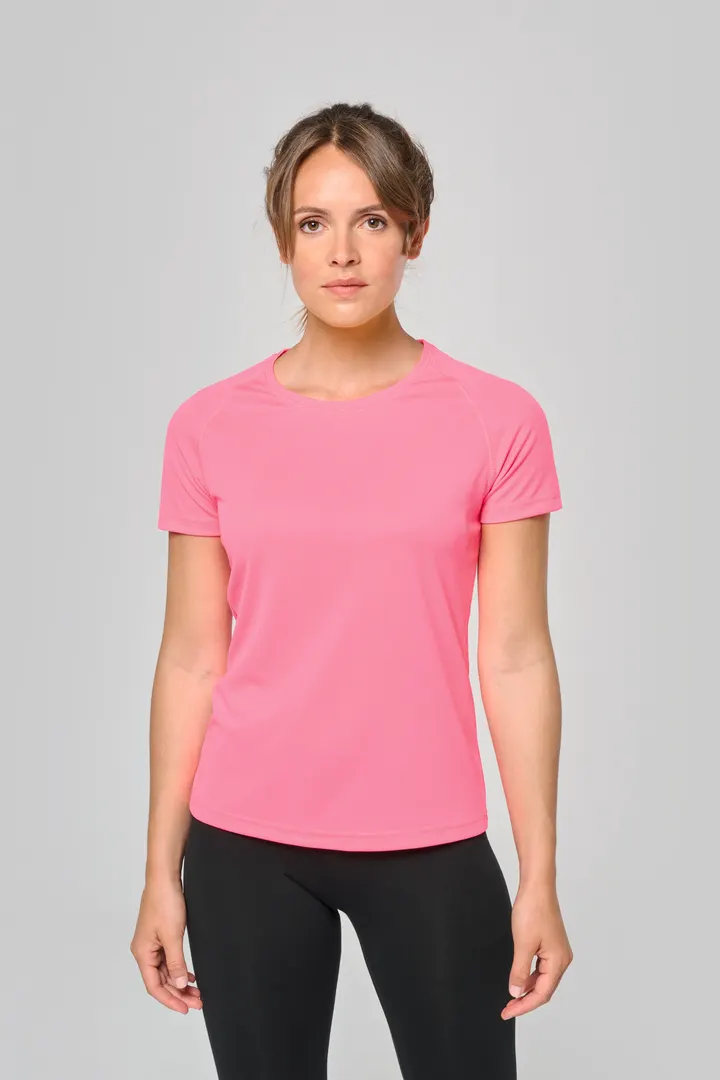 Damen Basic Sport Funktionsshirt Kurzarm 3