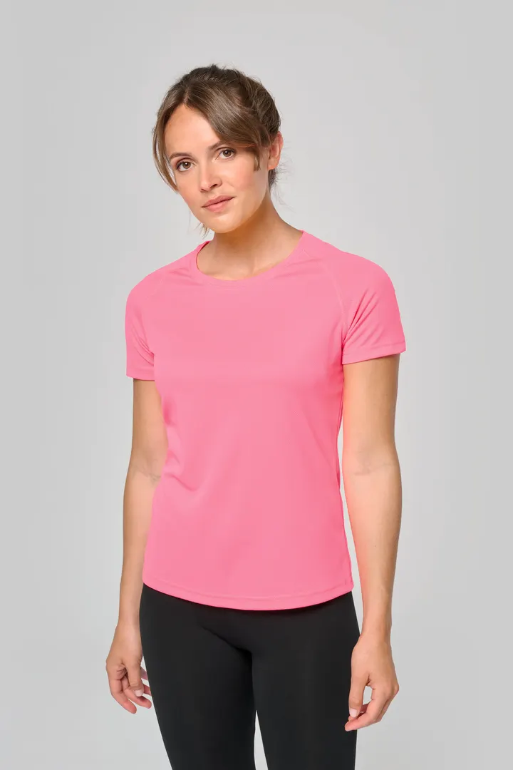 Damen Basic Sport Funktionsshirt Kurzarm 6