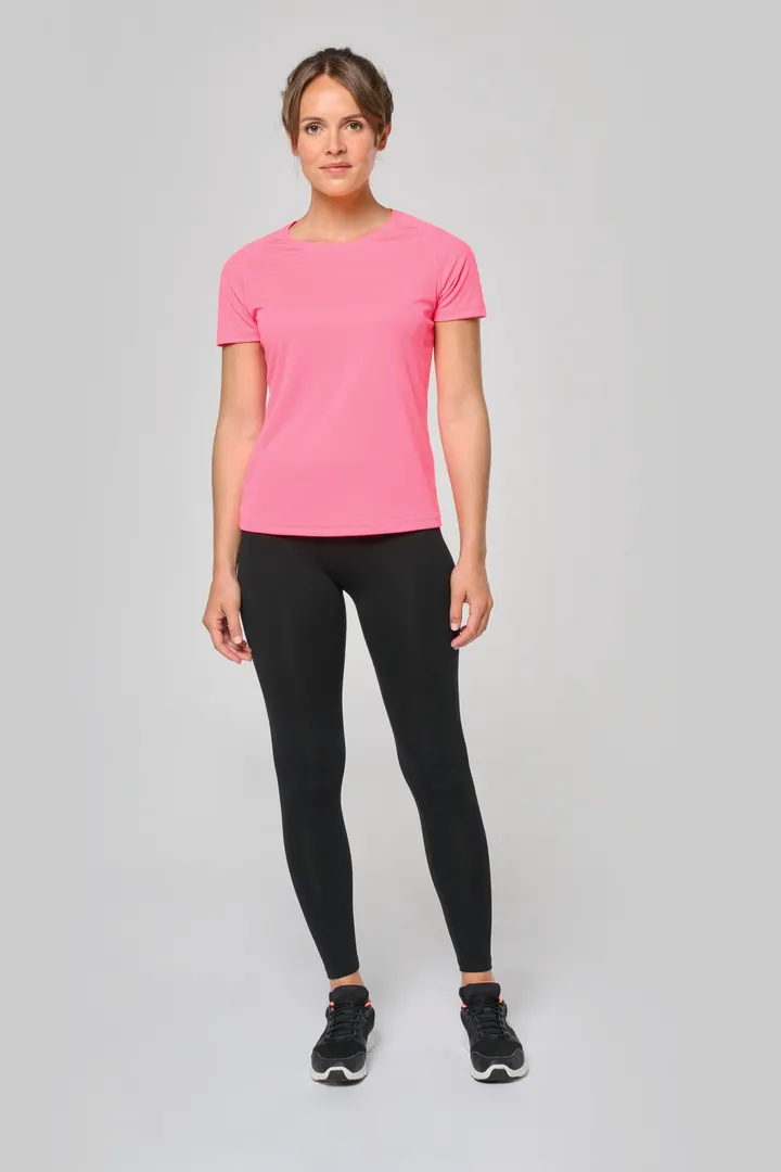Damen Basic Sport Funktionsshirt Kurzarm 8