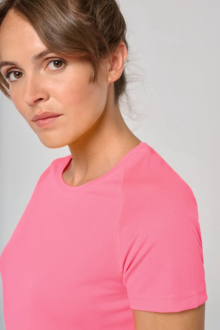 Damen Basic Sport Funktionsshirt Kurzarm 14
