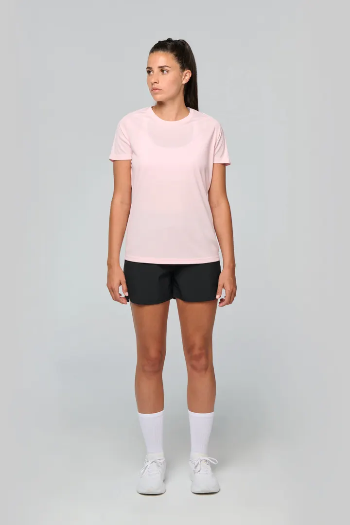 Damen Basic Sport Funktionsshirt Kurzarm 2