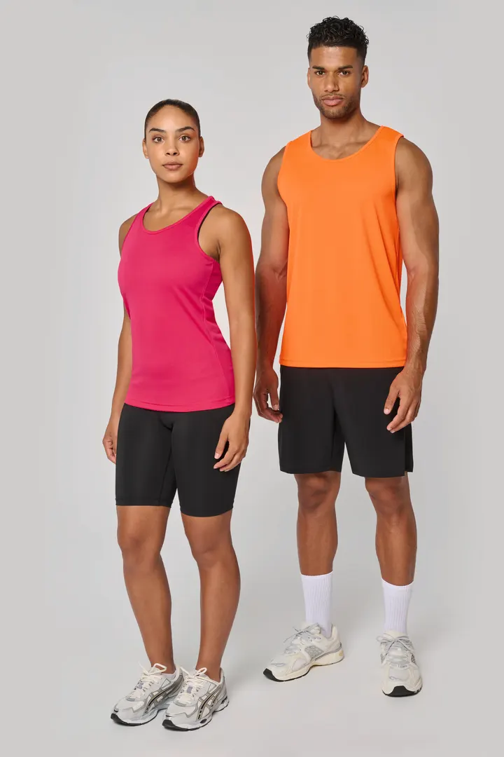 Herren Basic Sport Funktionsshirt ärmellos 16